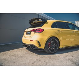 Накладки сплиттеры боковые на задний бампер на Mercedes AMG A W177 A 45 S